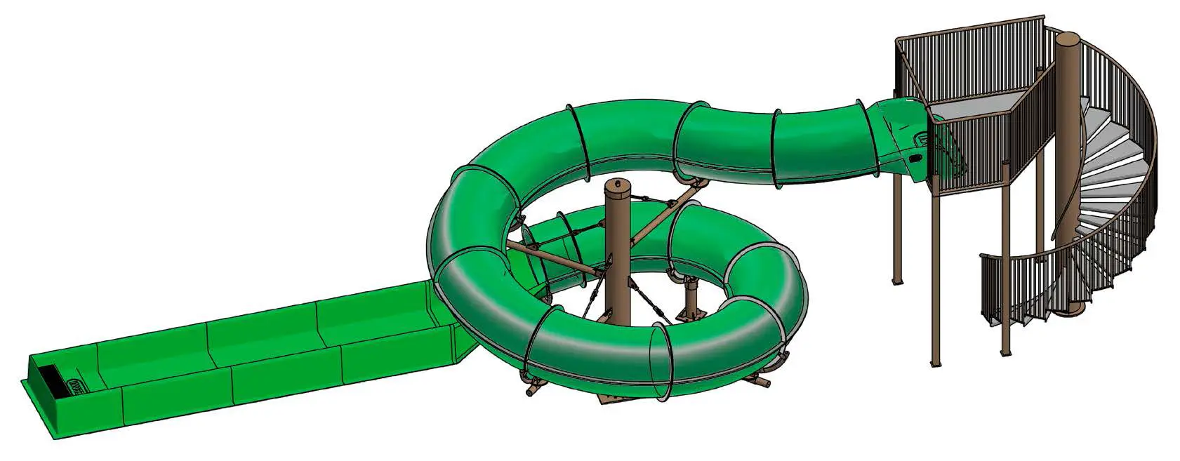 Left free twist tube